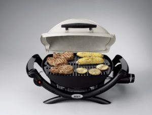 Weber Q 1000 Front View Food Capacity 1