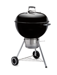 Weber 22 Inch Premium Kettle Black Side View 2 Closed