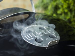Weber 22 Inch Premium Kettle Black Damper Smoke