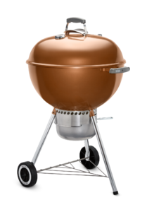 Weber 22 Inch Premium Kettle Copper Side View 2 Closed