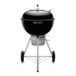 Weber 22 Inch Master-Touch Kettle Black Front View Closed