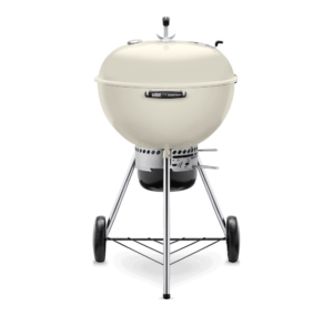 Weber 22 Inch Master-Touch Kettle Ivory Front View Closed