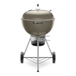 Weber 22 Inch Master-Touch Kettle Smoke Front View Closed