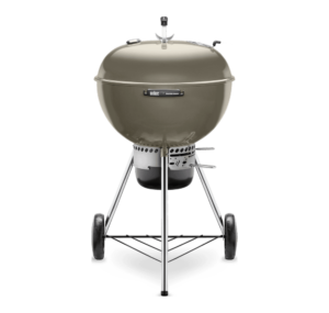 Weber 22 Inch Master-Touch Kettle Smoke Front View Closed