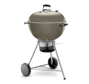 Weber 22 Inch Master-Touch Kettle Smoke Side View 2 Closed