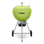 Weber 22 Inch Master-Touch Kettle Spring Green Front View Closed