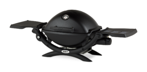 Weber Q 1200 Black Side View 1 Closed