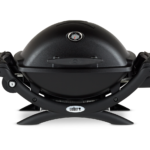 Weber Q 1200 Black Front View Closed