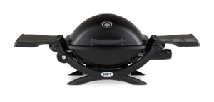 Weber Q 1200 Black Front View Closed