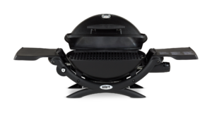 Weber Q 1200 Black Front View Open