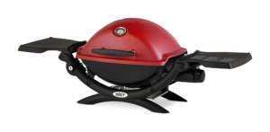 Weber Q 1200 Red Side View 1 Closed