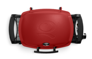 Weber Q 1200 Red Top View Lid Colour