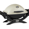 Weber Q 1200 Titanium Side View 2 Closed