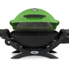 Weber Q 1200 Green Front View Open