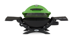 Weber Q 1200 Green Front View Open