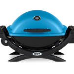 Weber Q 1200 Blue Front View Closed