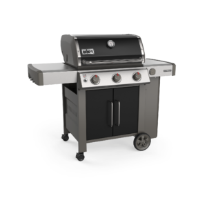 Weber Genesis II E-315 Black LP Side View 2 Closed