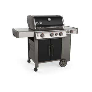 Weber Genesis II E-335 Black LP Side View 2 Closed