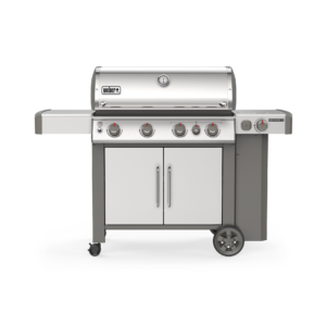 Weber Genesis II S-435 Stainless Steel LP Front View Closed