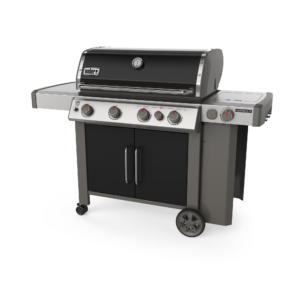 Weber Genesis II E-435 Black LP Side View 1 Closed