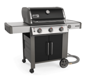 Weber Genesis II E-315 Black NG Side View 2 Closed