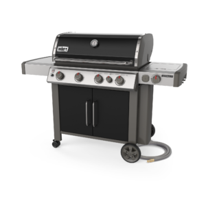 Weber Genesis II E-435 Black NG Side View 1 Closed