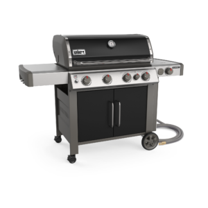 Weber Genesis II E-435 Black NG Side View 2 Closed