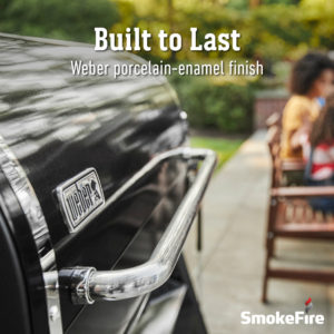 Weber SmokeFire Porcelain-Enamel Finish