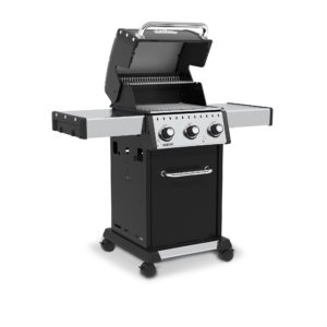 Broil King Baron 320 PRO Gas Grill Side View 2 Open