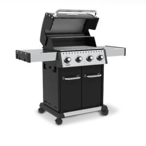 Broil King Baron 420 PRO Gas Grill Side View 2 Open