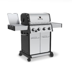 Broil King Baron S440 PRO IR Gas Grill Side View 2 Closed