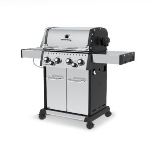 Broil King Baron S490 PRO IR Gas Grill Side View 1 Closed