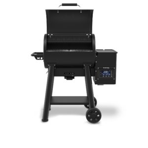 Broil King Crown Pellet 400 Front View Open