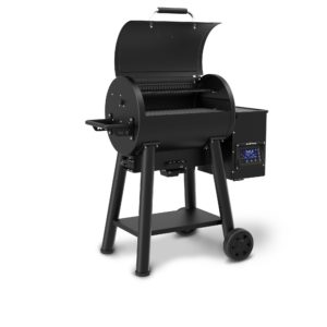 Broil King Crown Pellet 400 Side View 2 Open