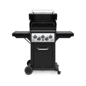 Broil King Monarch 390 Gas Grill Side View 2 Open