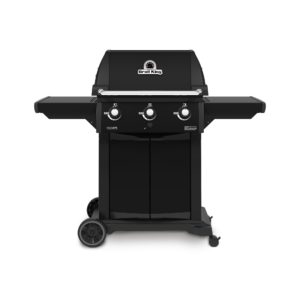 Broil King Signet 320 Black Gas Grill Front View Closed