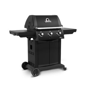 Broil King Signet 320 Black Gas Grill Side View 2 Closed
