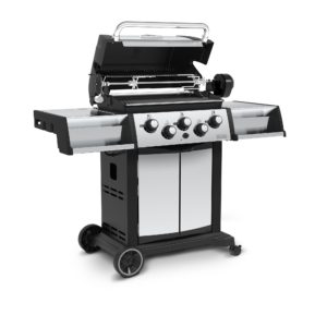 Broil King Signet 390 Gas Grill Side View 2 Open