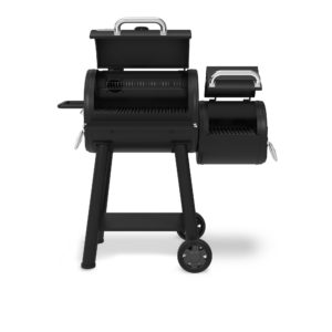 Broil King Smoke Offset 400 Front View Open