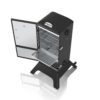 Broil King Smoke Vertical Charcoal Smoker Side View 1 Above