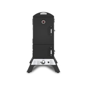 Broil King Smoke Vertical Gas Smoker Front View Closed