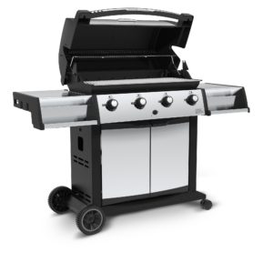 Broil King Sovereign XLS 20 Gas Grill Side View 2 Open