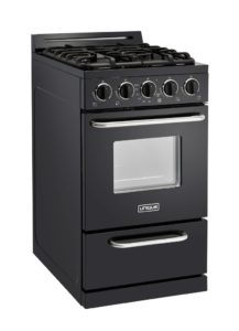 Unique 20 Inch Classic Gas Range Black UGP20GOF1B