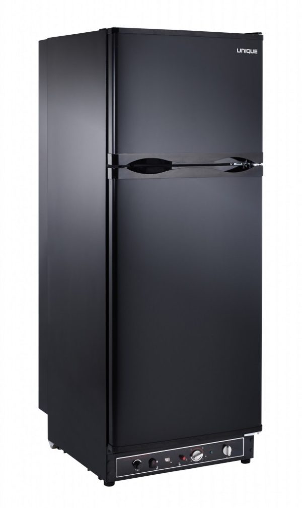 Unique 8 Cubic Foot Propane Fridge Black UGP8CB