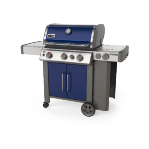 Weber Genesis II E-335 Deep Ocean Blue LP Side View 1 Closed