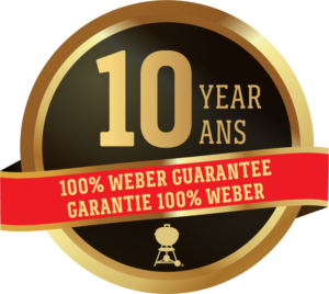 Weber 10 Year 100% Weber Guarantee Warranty