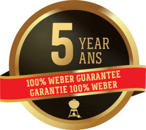 Weber 5 Year 100% Weber Guarantee Warranty