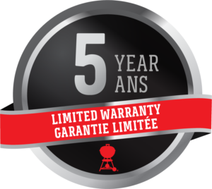 Weber 5 Year Limited Warranty