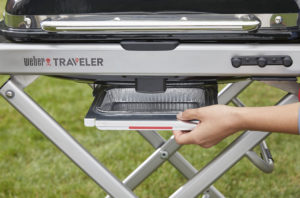 Weber Traveler Portable Gas Grill Propane Catch Pan